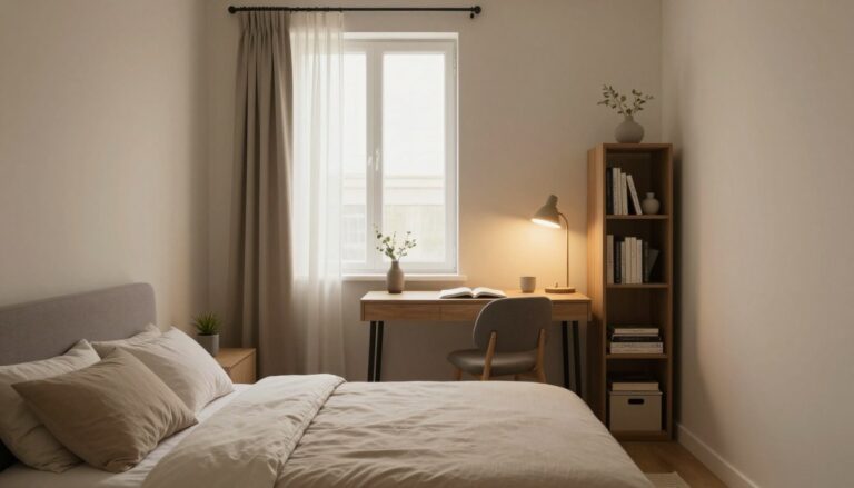 kleines schlafzimmer einrichten