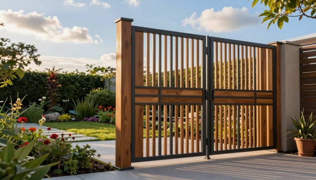 moderne Trennwand Garten