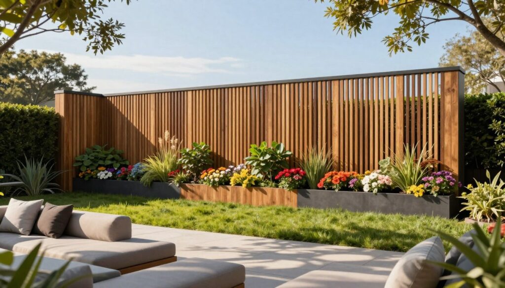 moderne Trennwand Garten