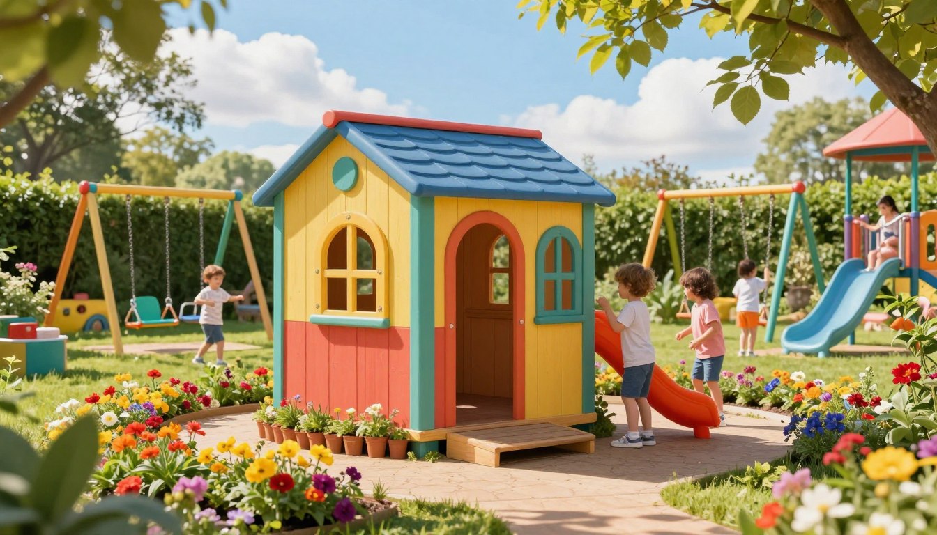 spielhaus garten kinder