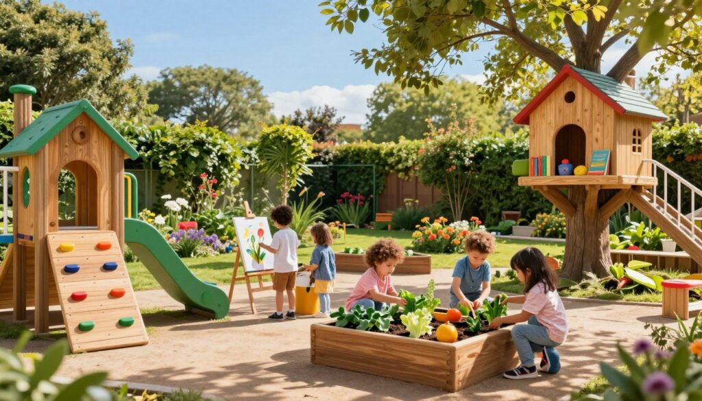 spielplatz im garten