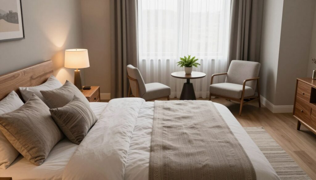 stilvolle schlafzimmereinrichtung