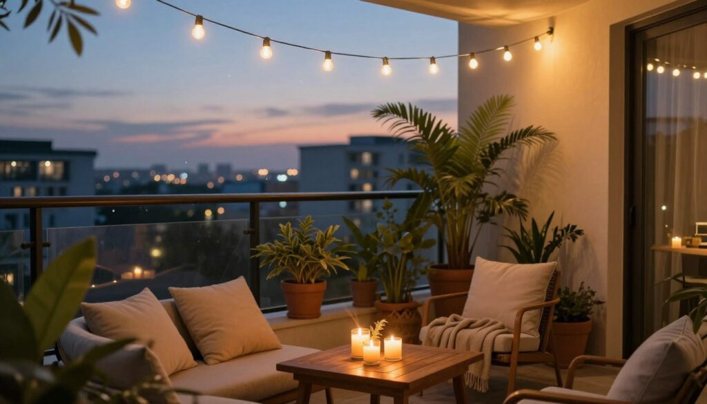 Balkon Beleuchtung