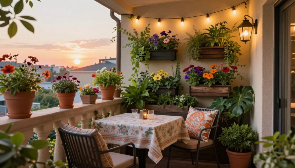 Balkon Deko