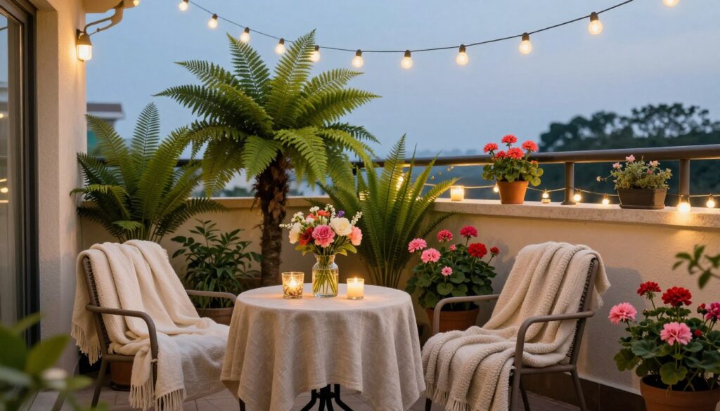 Balkon Dekoration Ideen