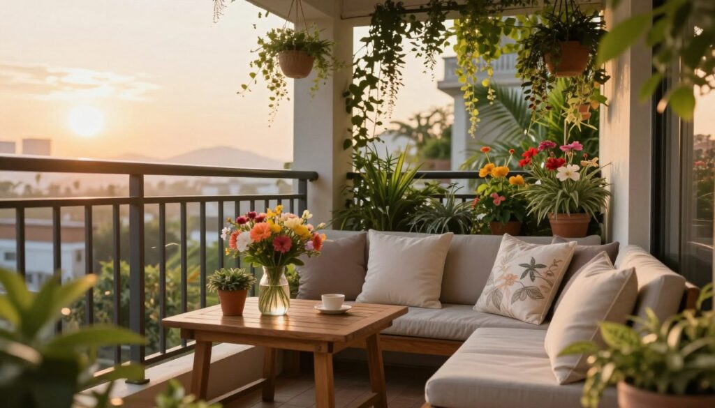 Balkon deko