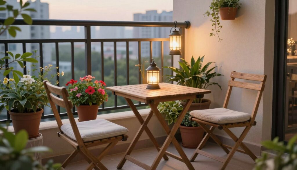 Balkonmöbel für kleinen Balkon