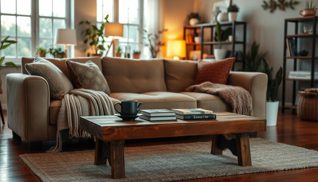 Cozy living room decor