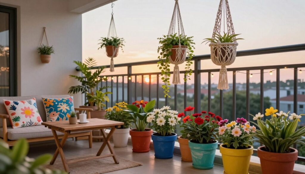 DIY Balkon Deko