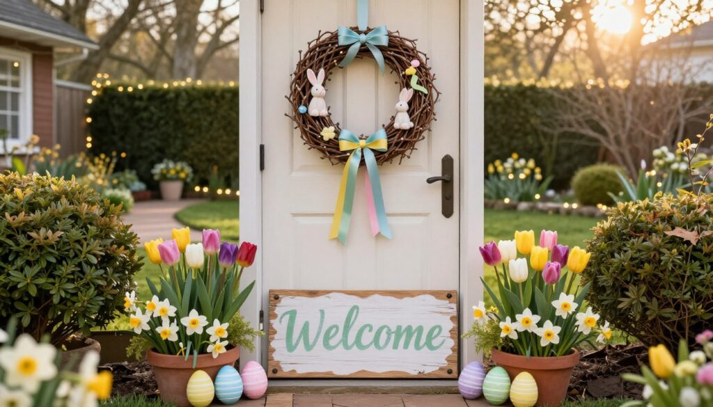 DIY Osterdekoration Eingang