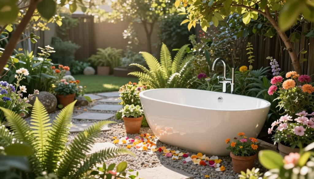 Garten-Badewanne