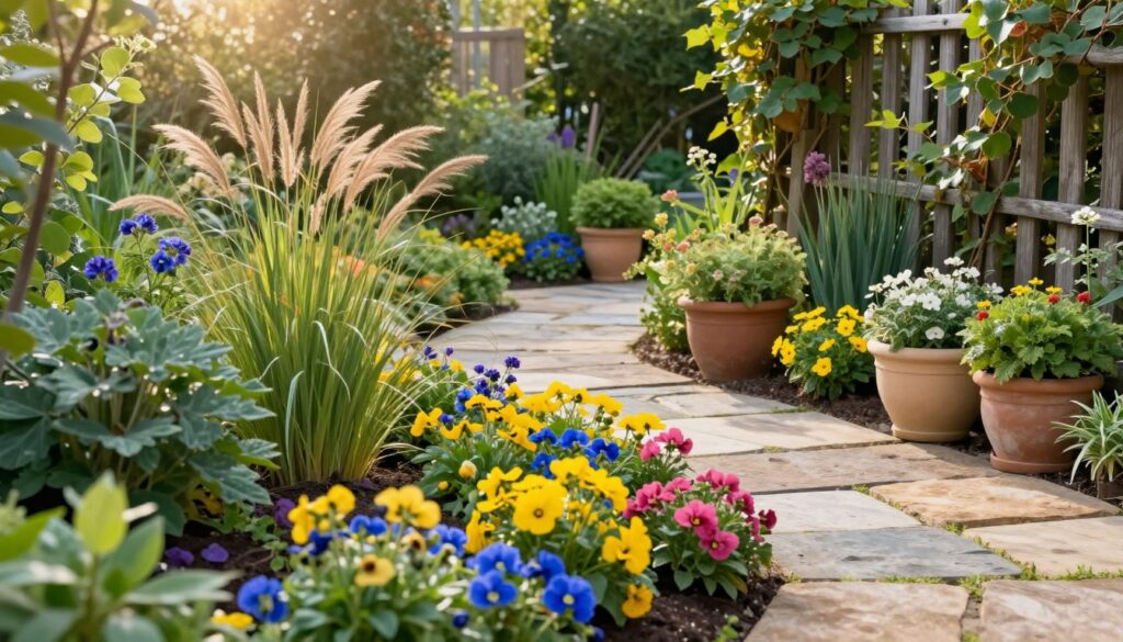 Garten Design Farben