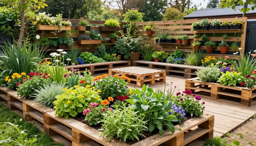 Gartenideen mit Paletten