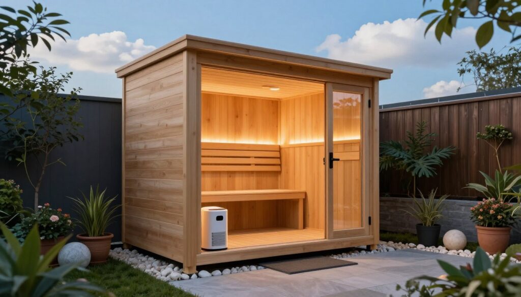 Gartensauna Heizsysteme