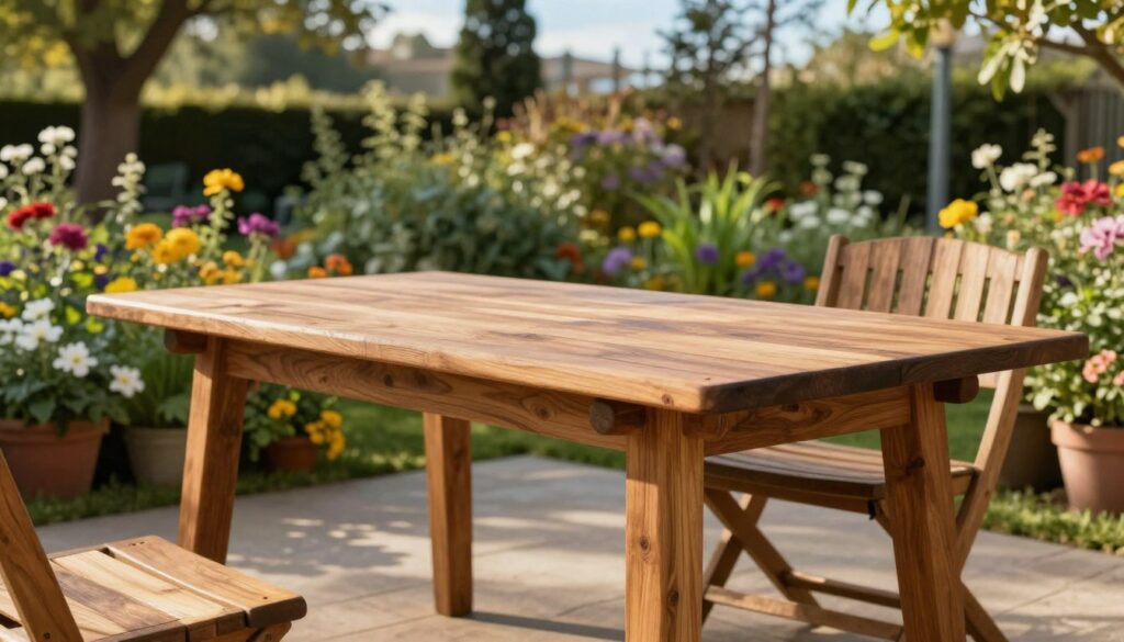 Gartentisch Selbstgemacht
