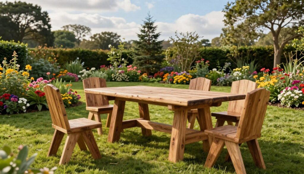 Gartentisch selbst bauen
