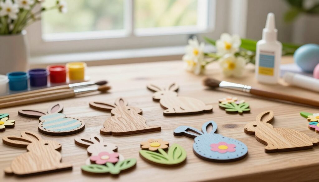 Holzarten für Osterhasen Bastelprojekte