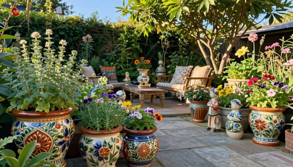 Keramik Gartendeko Pflege