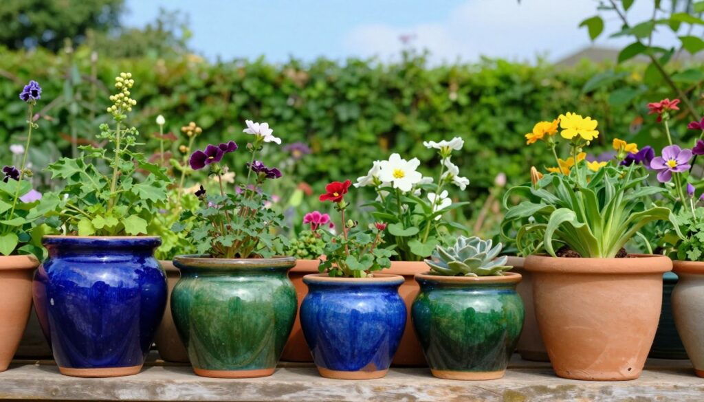 Keramik im Garten glasieren