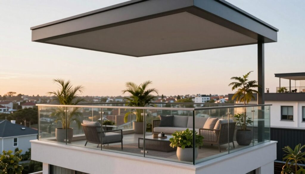 Loggia Balkon Überdachung