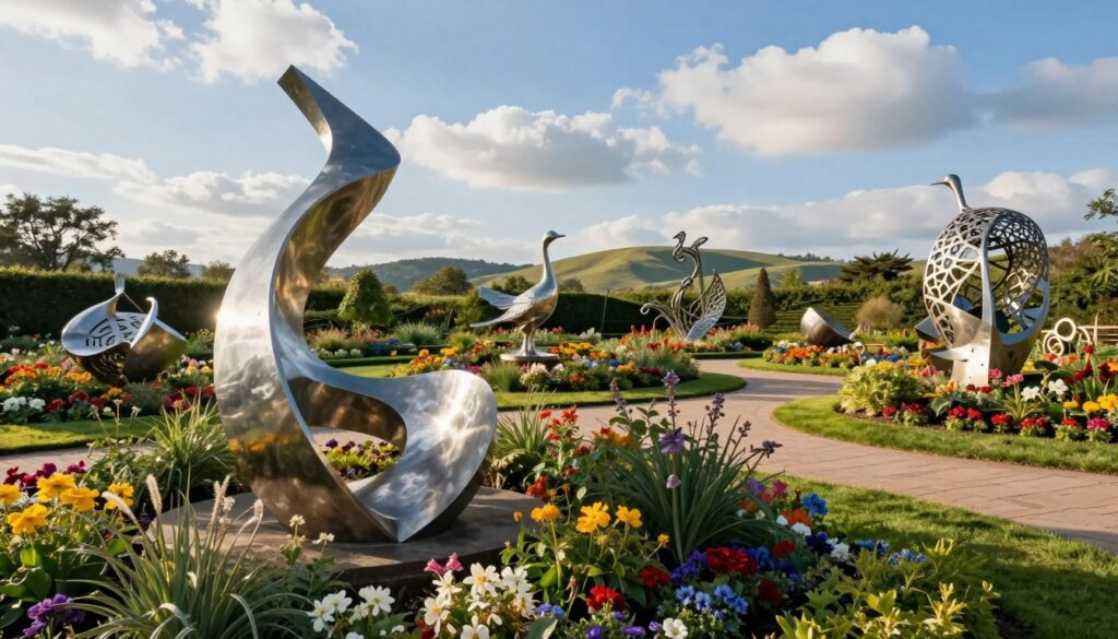 Metall Skulpturen Garten