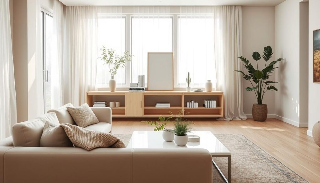 Minimalistische Wohnzimmer Gestaltung