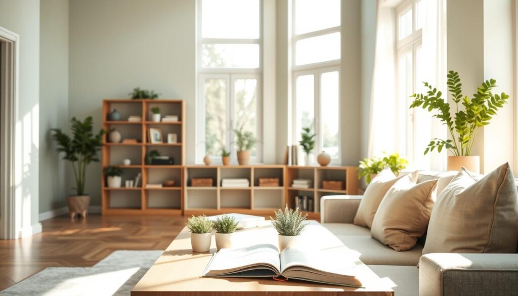 Natürliche Wohnzimmer Beleuchtung
