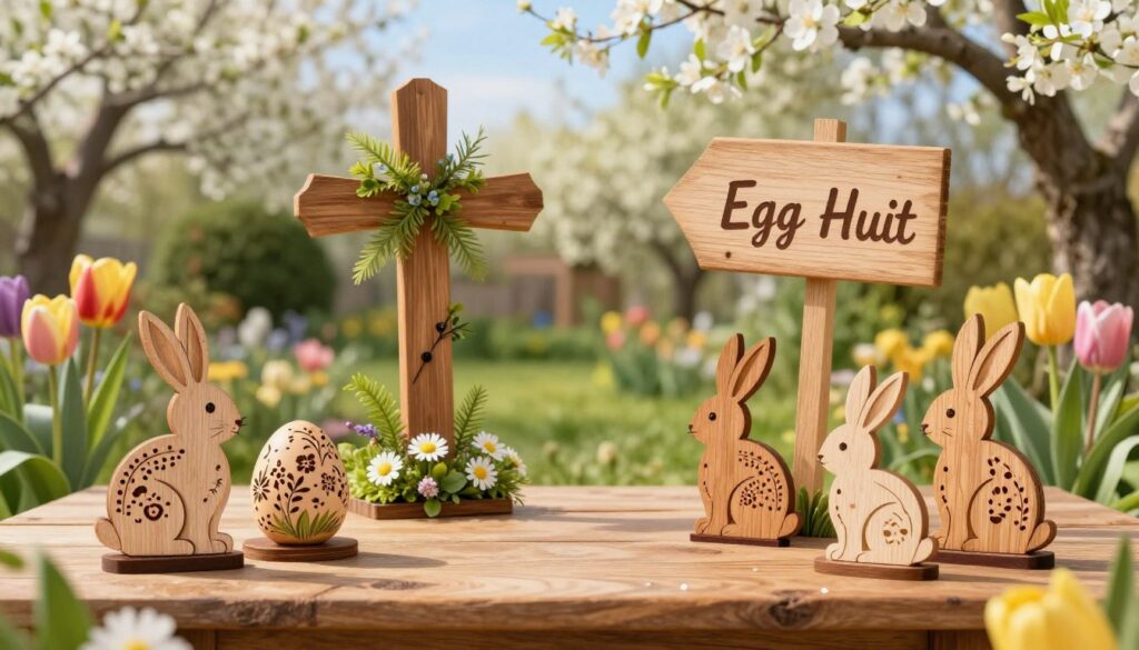 Ostern Deko Ideen Holz