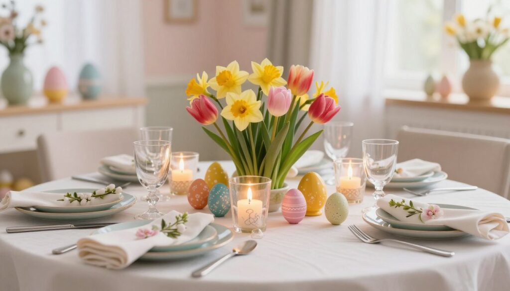 Ostern Tischdekoration