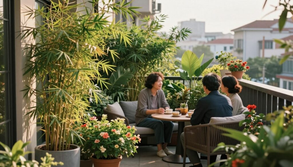 Sichtschutz Balkon Pflanzen