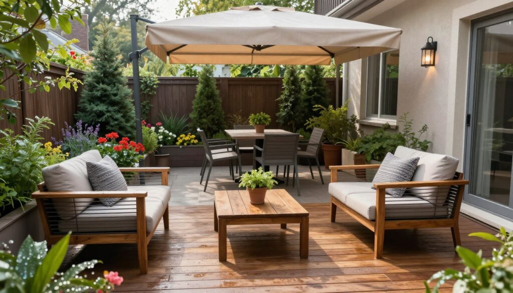 Wetterfeste Terrassengestaltung