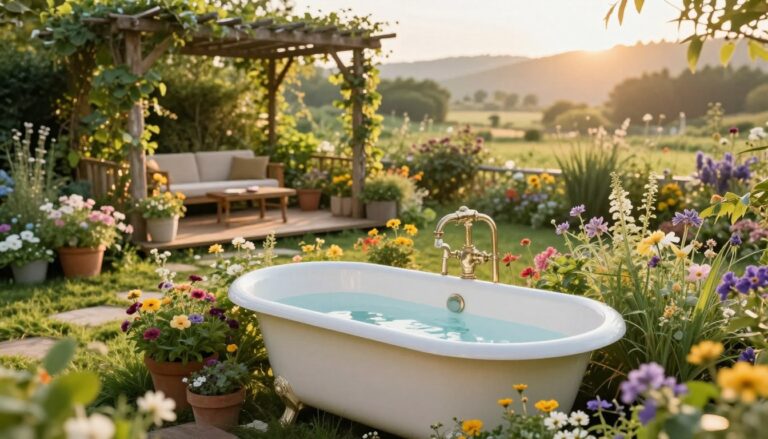 badewanne garten