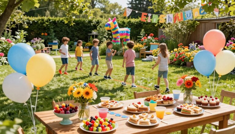 einschulung gartenparty