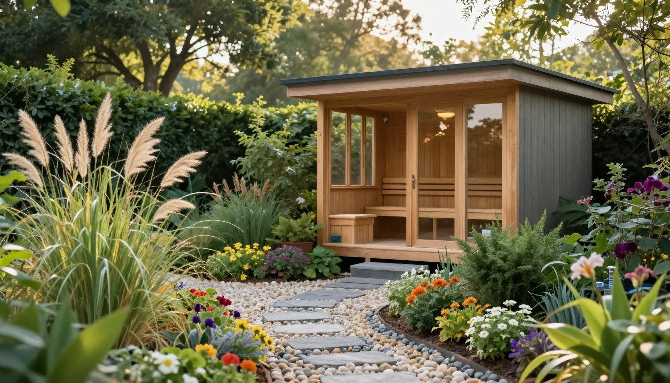 gartenhaus mit sauna