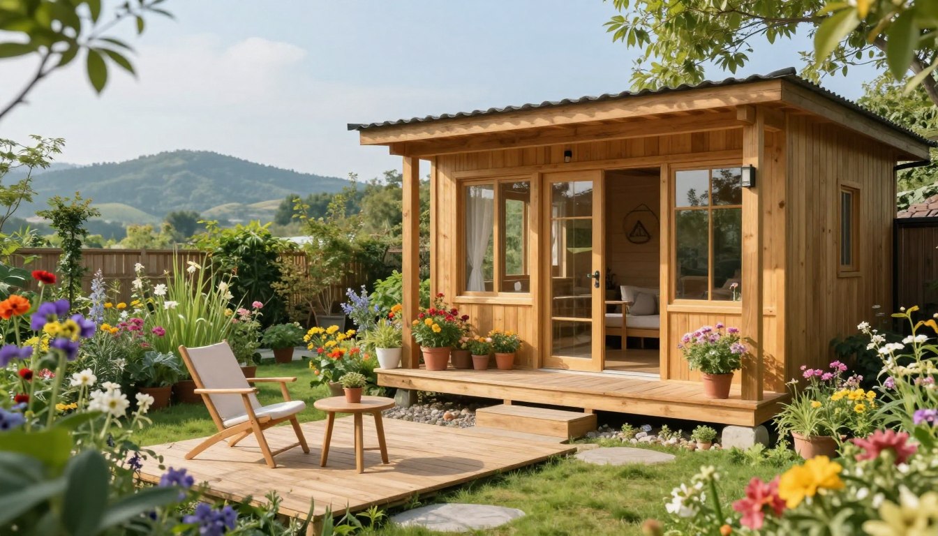 gartenhaus zum wohnen