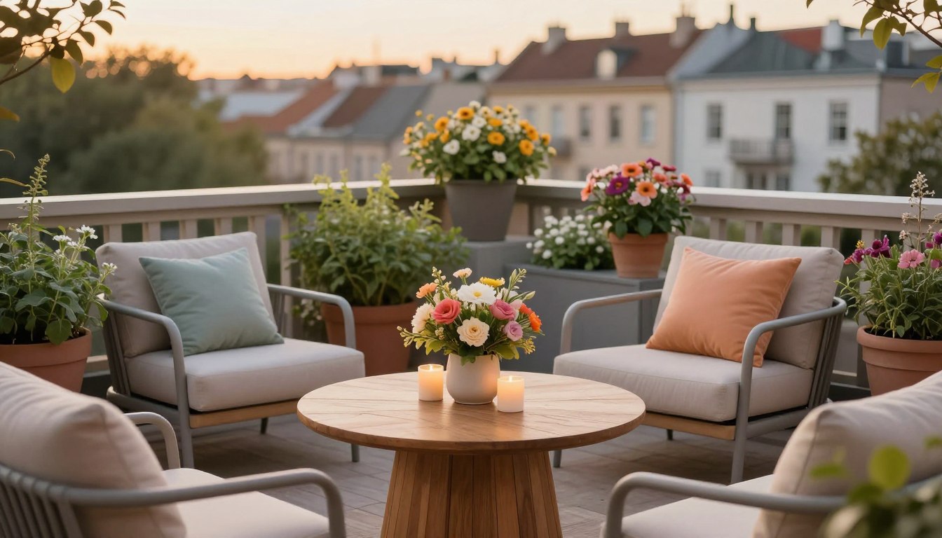 kleine terrasse gestalten