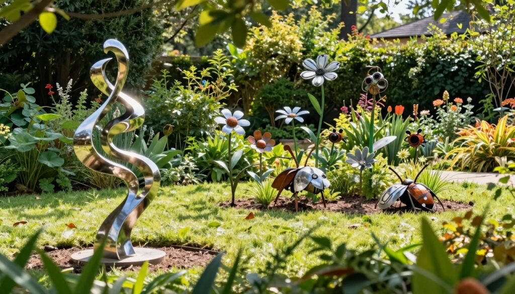 metallskulpturen für den garten