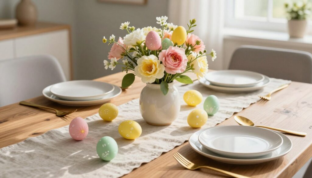 moderne ostern tischdeko
