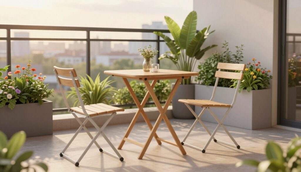 möbel für kleinen balkon