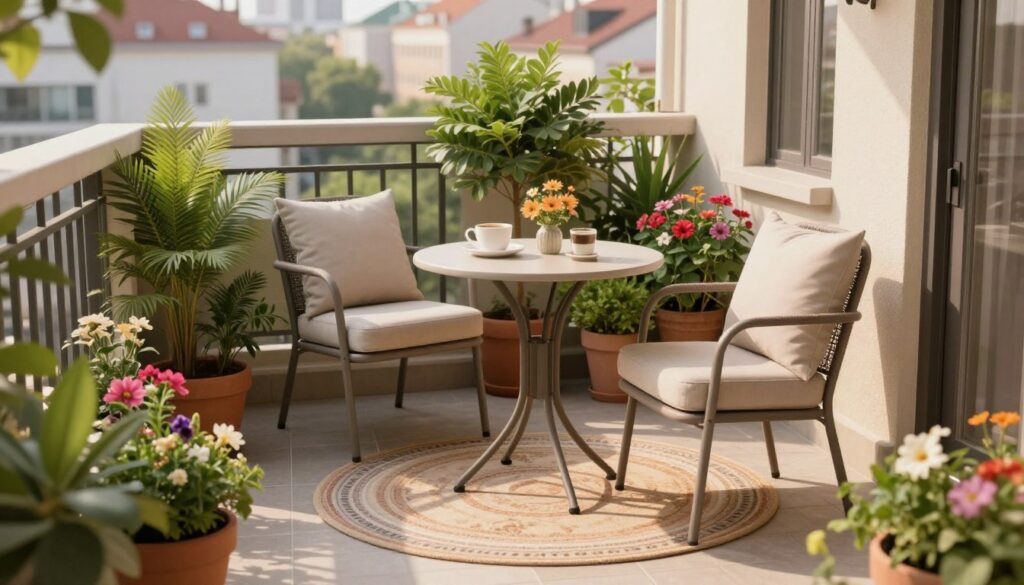 möbel für kleinen balkon