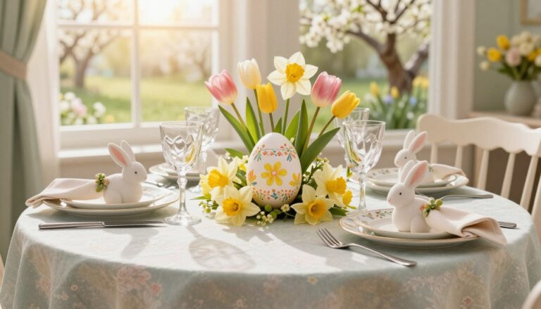 ostern tischdekoration