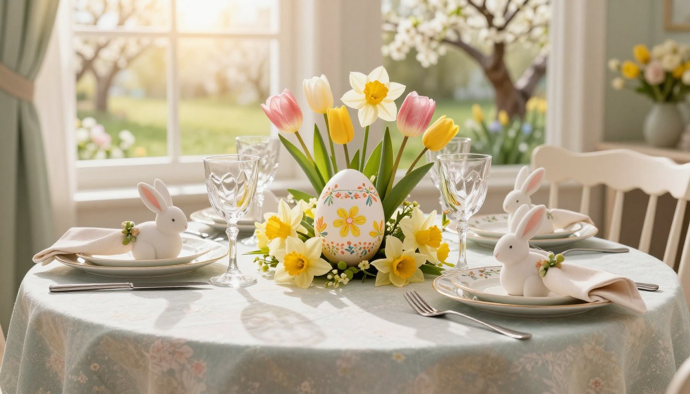 ostern tischdekoration