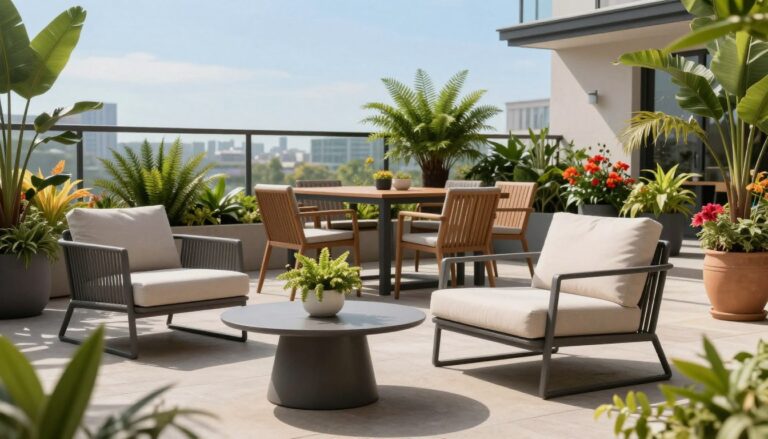 terrasse dekorieren