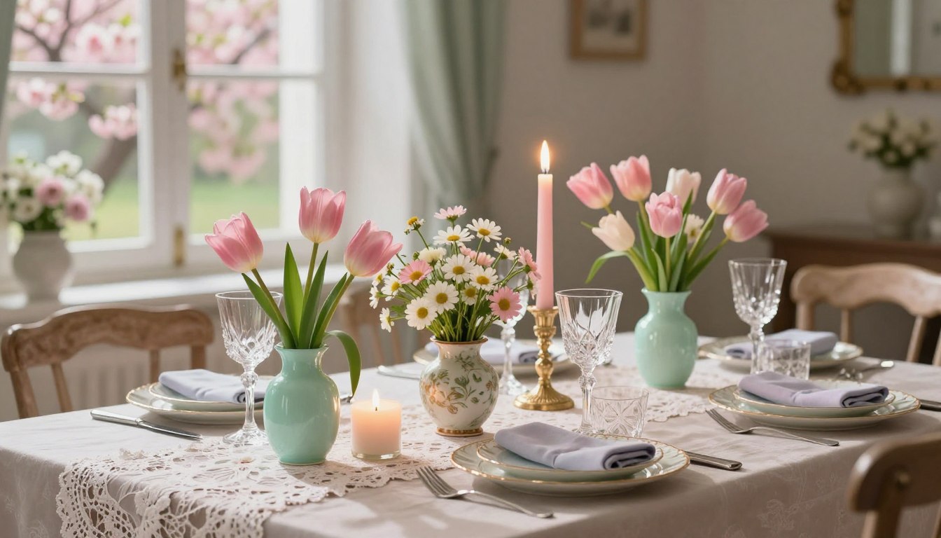 tischdeko frühling