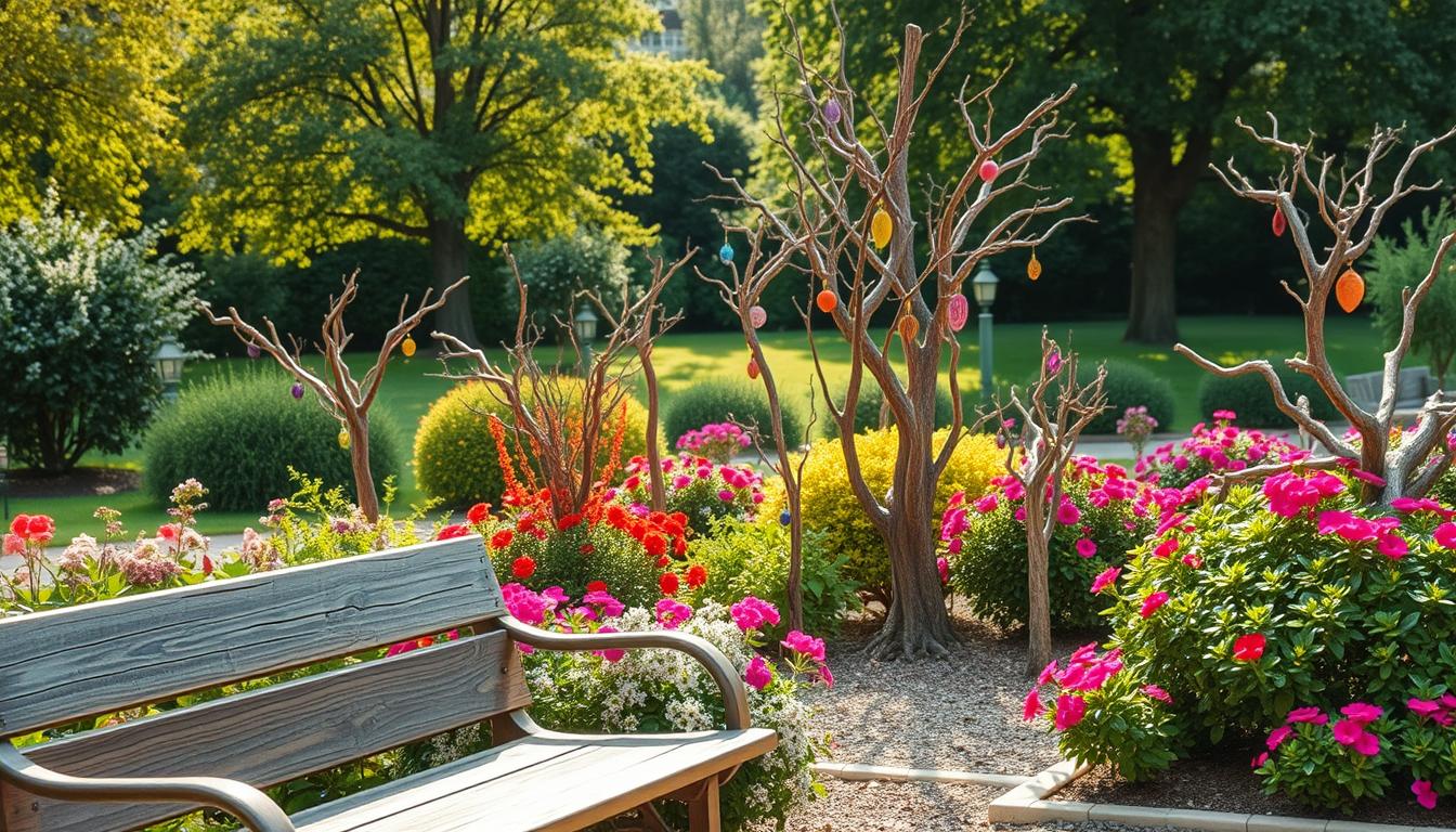 Äste deko garten