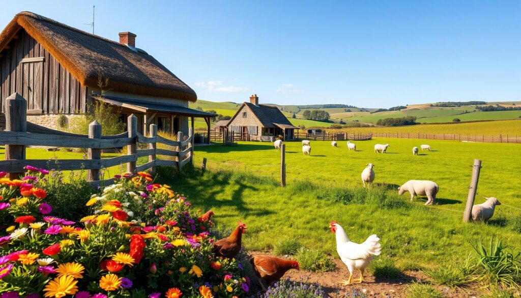 Bauernhof Landschaft Bauernhof Landschaft