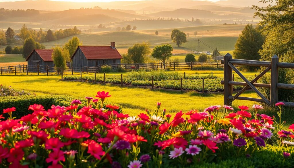 Bauernhof Landschaft Bauernhof Landschaft