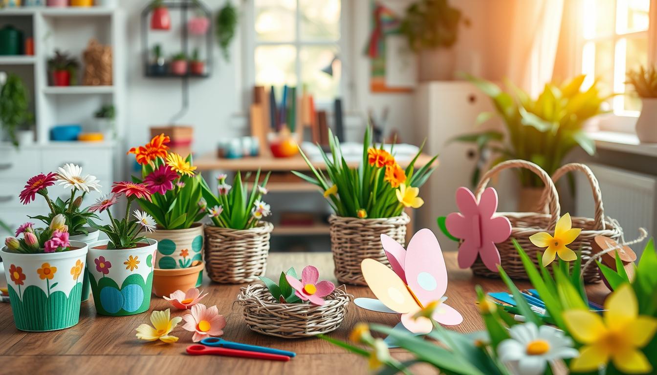 DIY deko frühling basteln