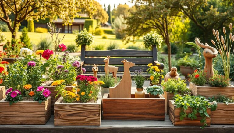 DIY deko garten holz
