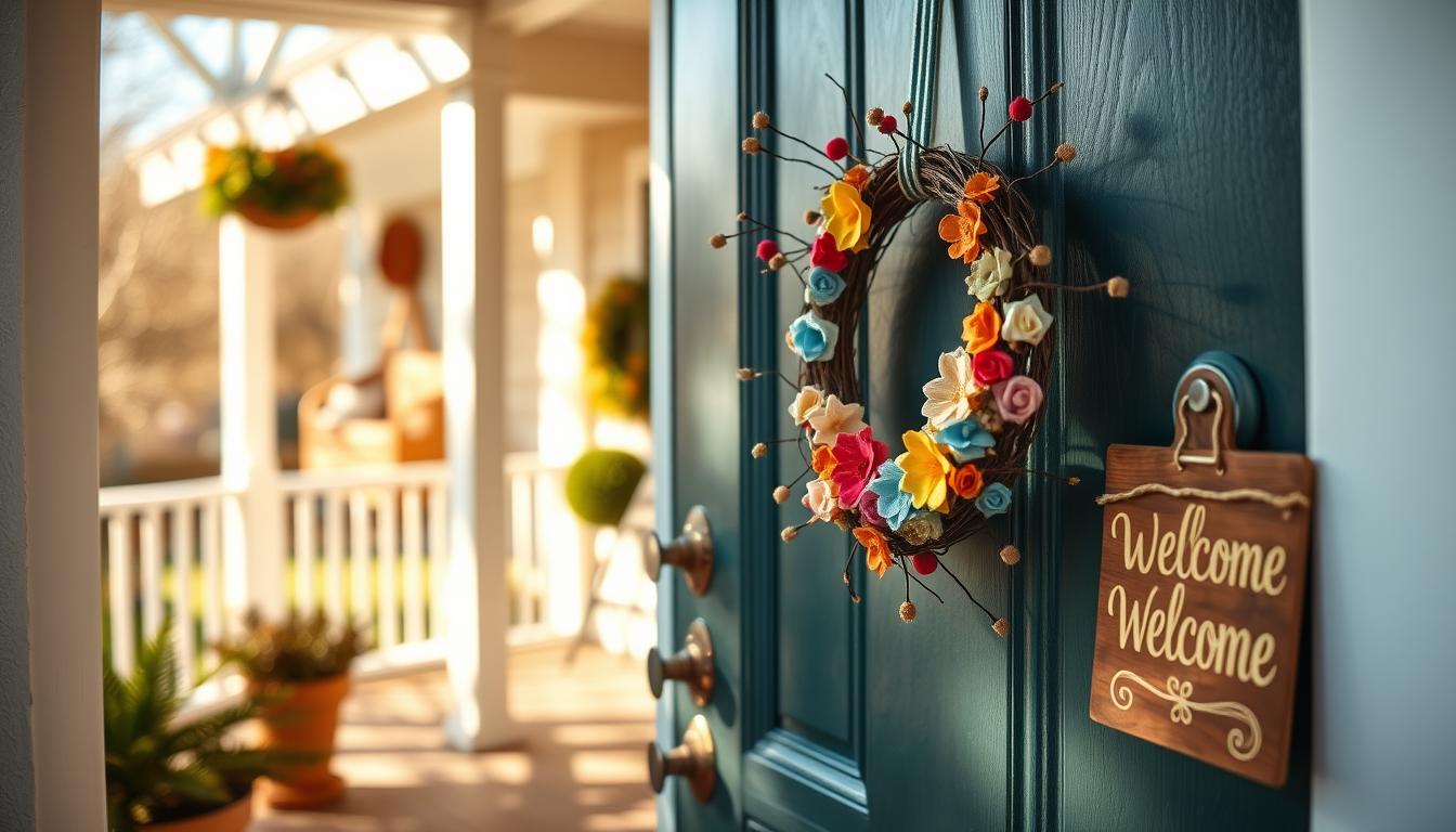 DIY deko haustür
